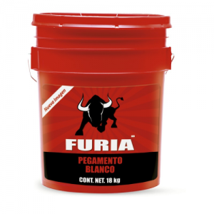PEGAMENTO FURIA BLANCO CUBETA 18 KG