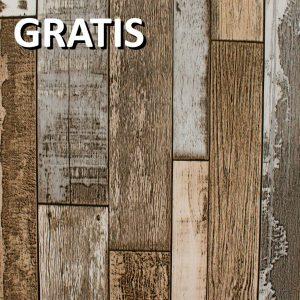 Papel Tapiz 3d Diseño Madera Duela .53x10m Rinde 5.3m²