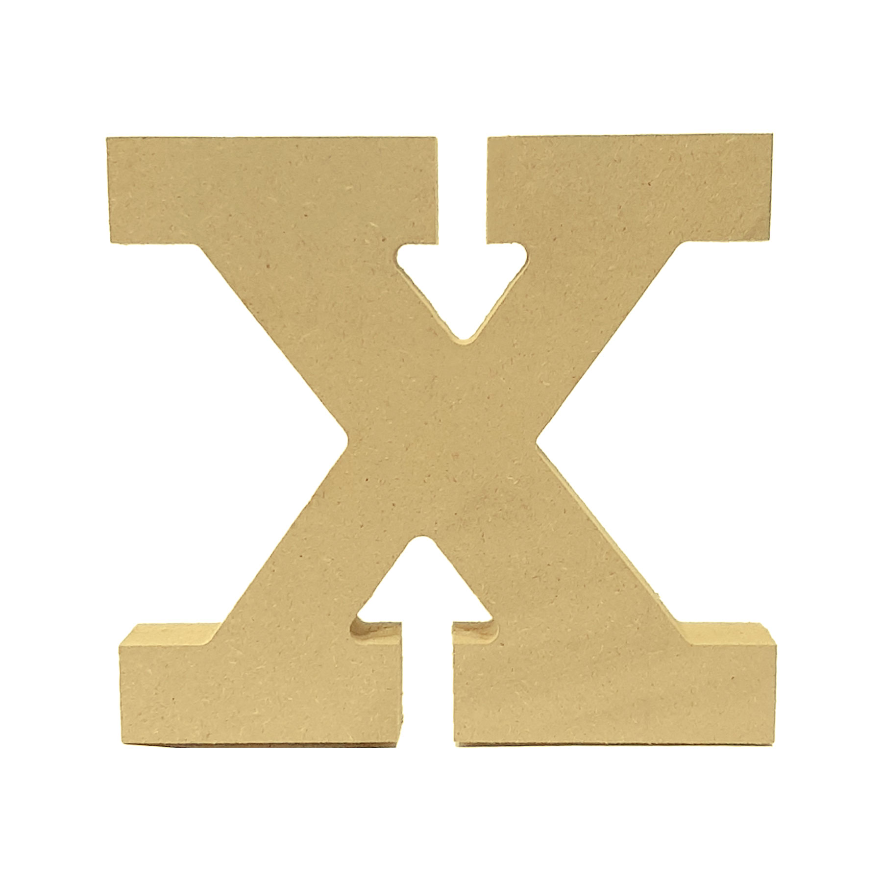 X letra decorativa x mdf
